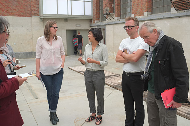 Maika Garnica, Sara Weyns, Jan Crab and Frederik Vergaert